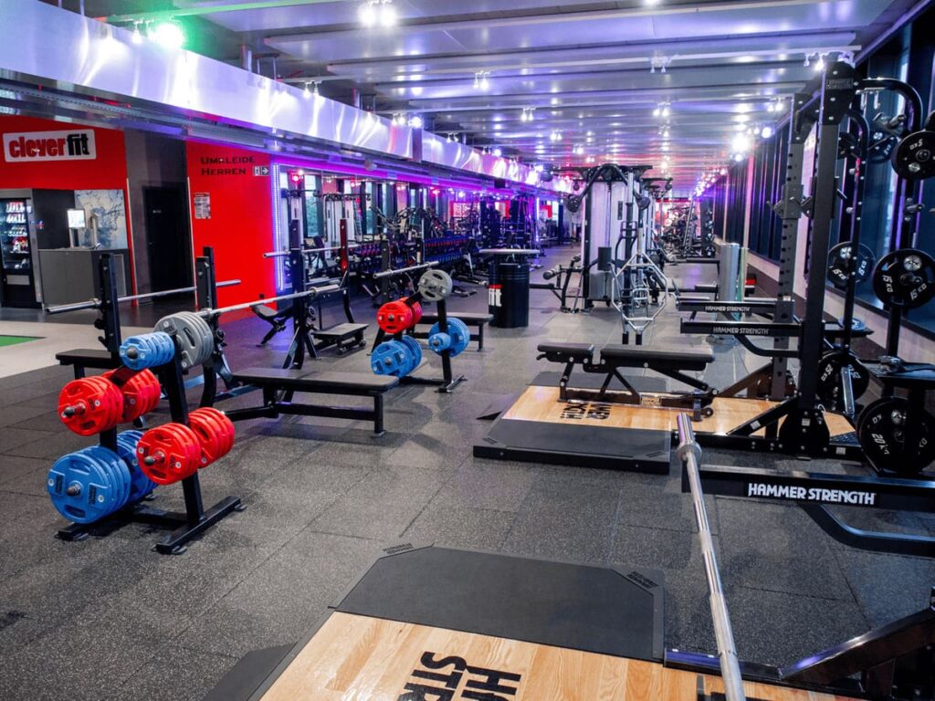 Boden für Fitnessstudio